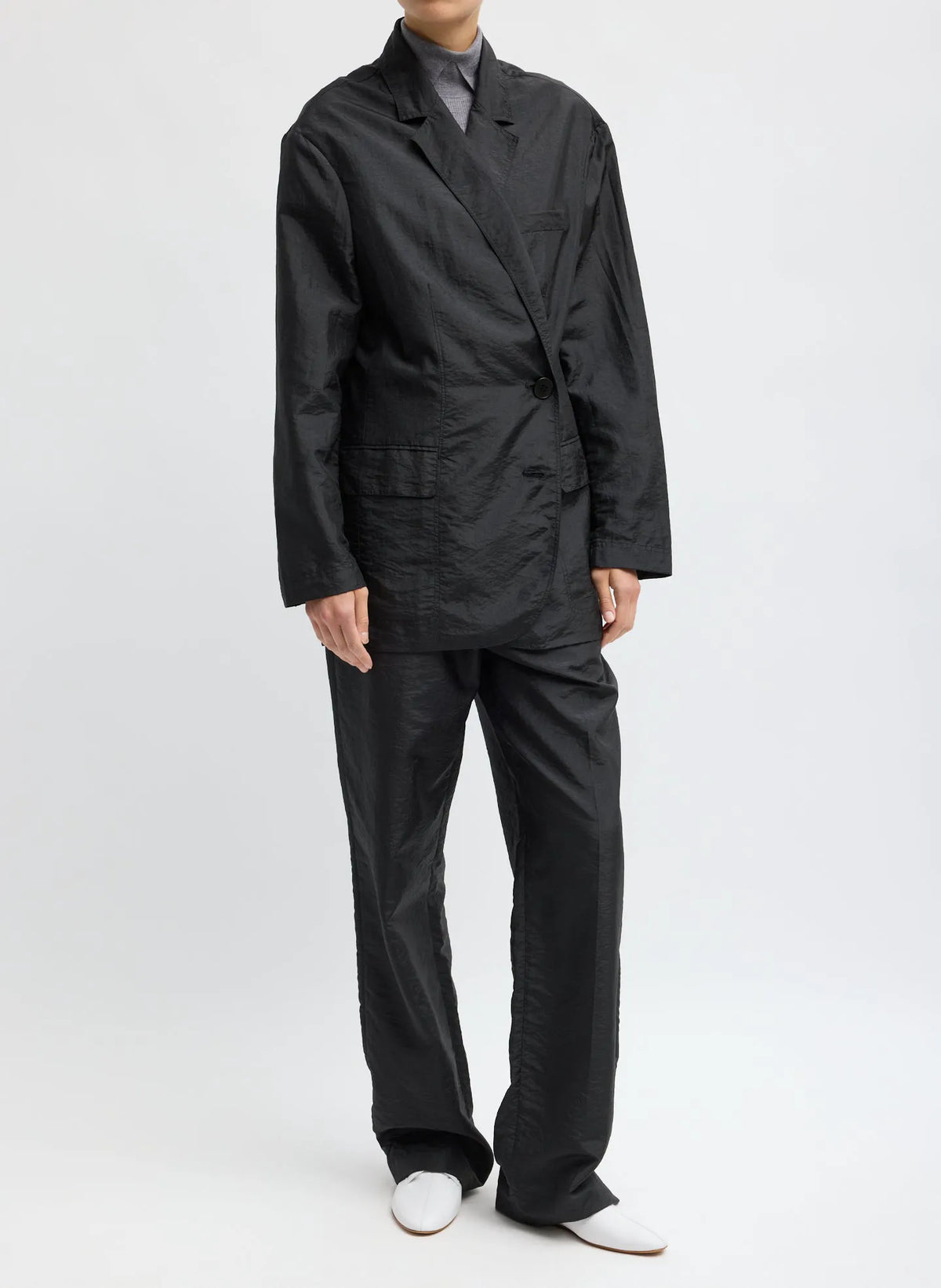 Crispy Nylon Liam Blazer