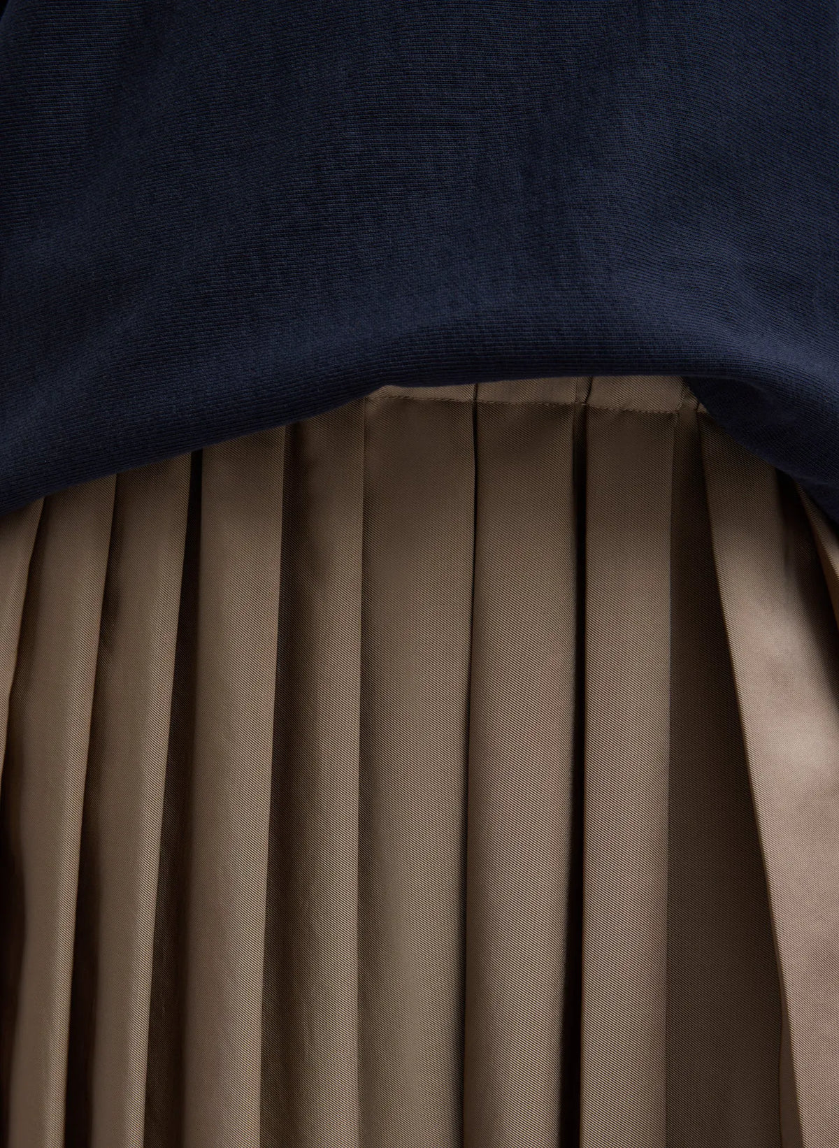 Feather Weight Pleated Pull On Skirt