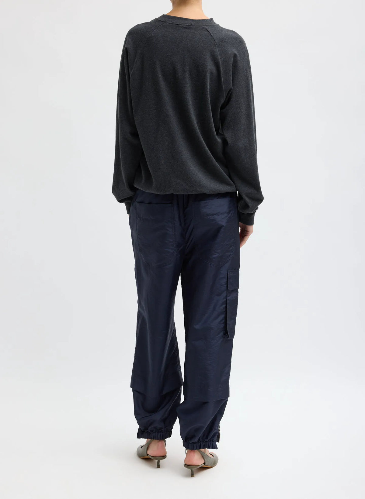 Crispy Nylon Wilt Pull On Jogger