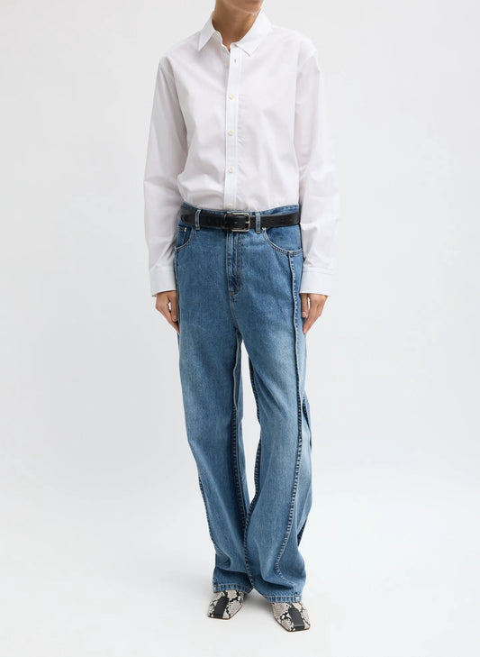 Spring Denim Tuck Jean