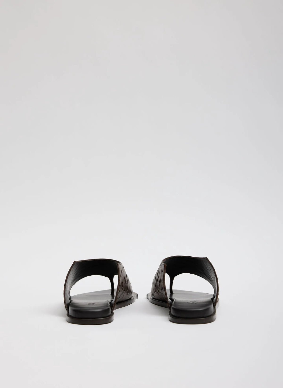Ostrich Print Gerard Sandal