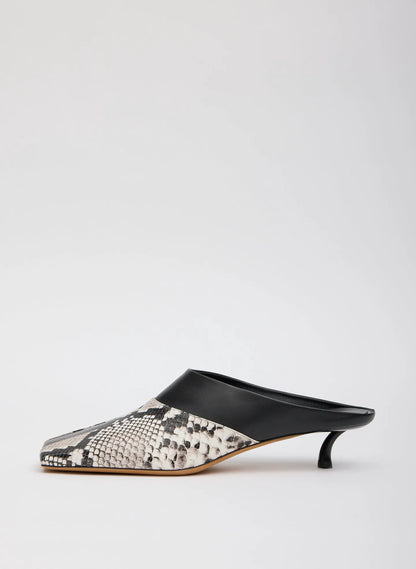 Gwinnett Snake Embossed Illusion Mule