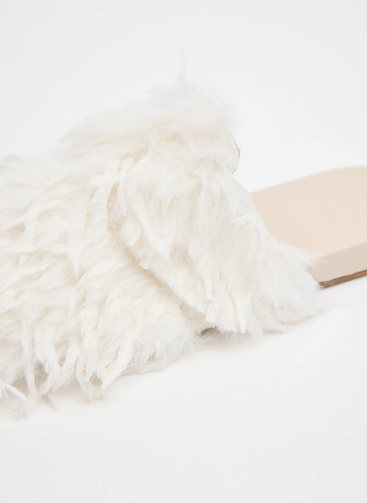 Faux Feather Granger Slide
