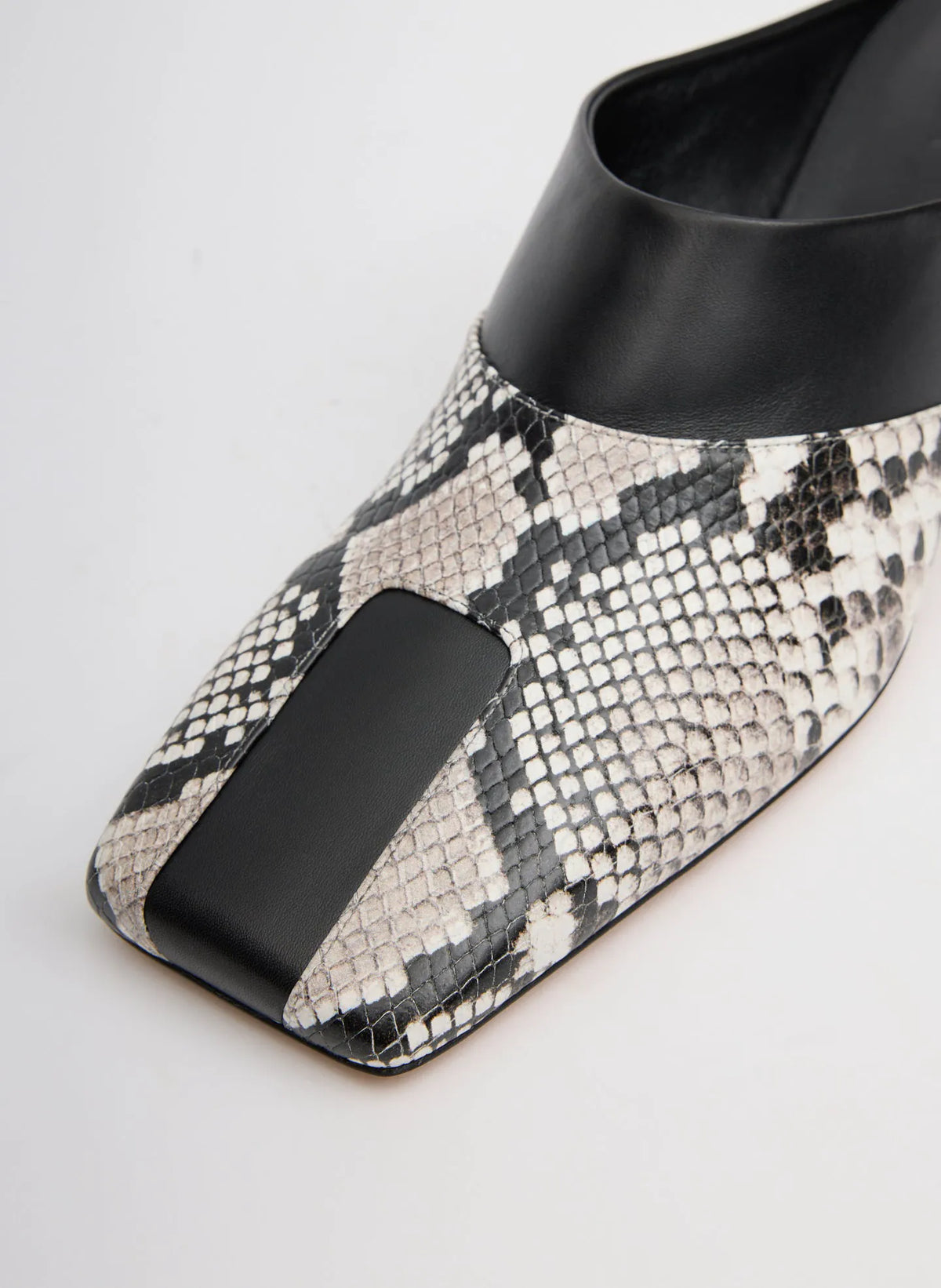 Gwinnett Snake Embossed Illusion Mule