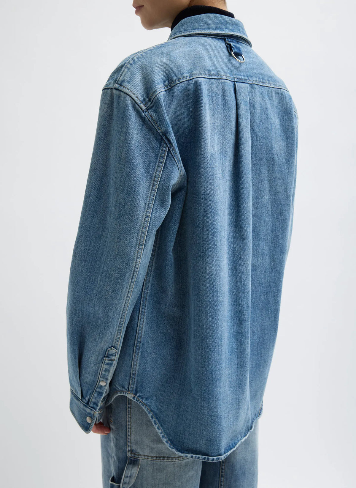 Classic Wash Denim Easy Shirt