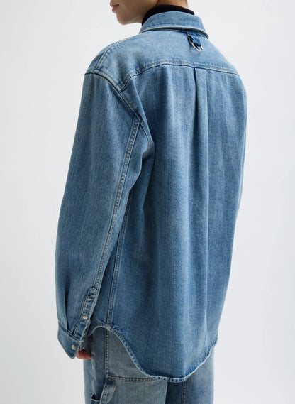 Classic Wash Denim Easy Shirt