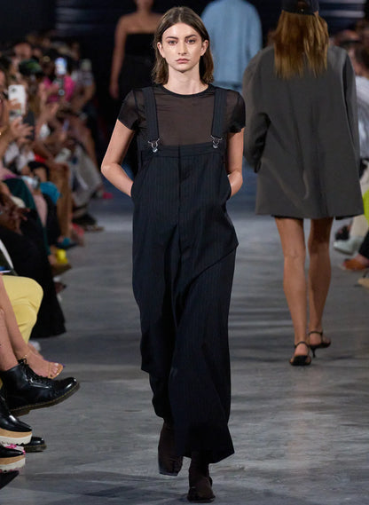 Dominic Pinstripe Overall Skirt