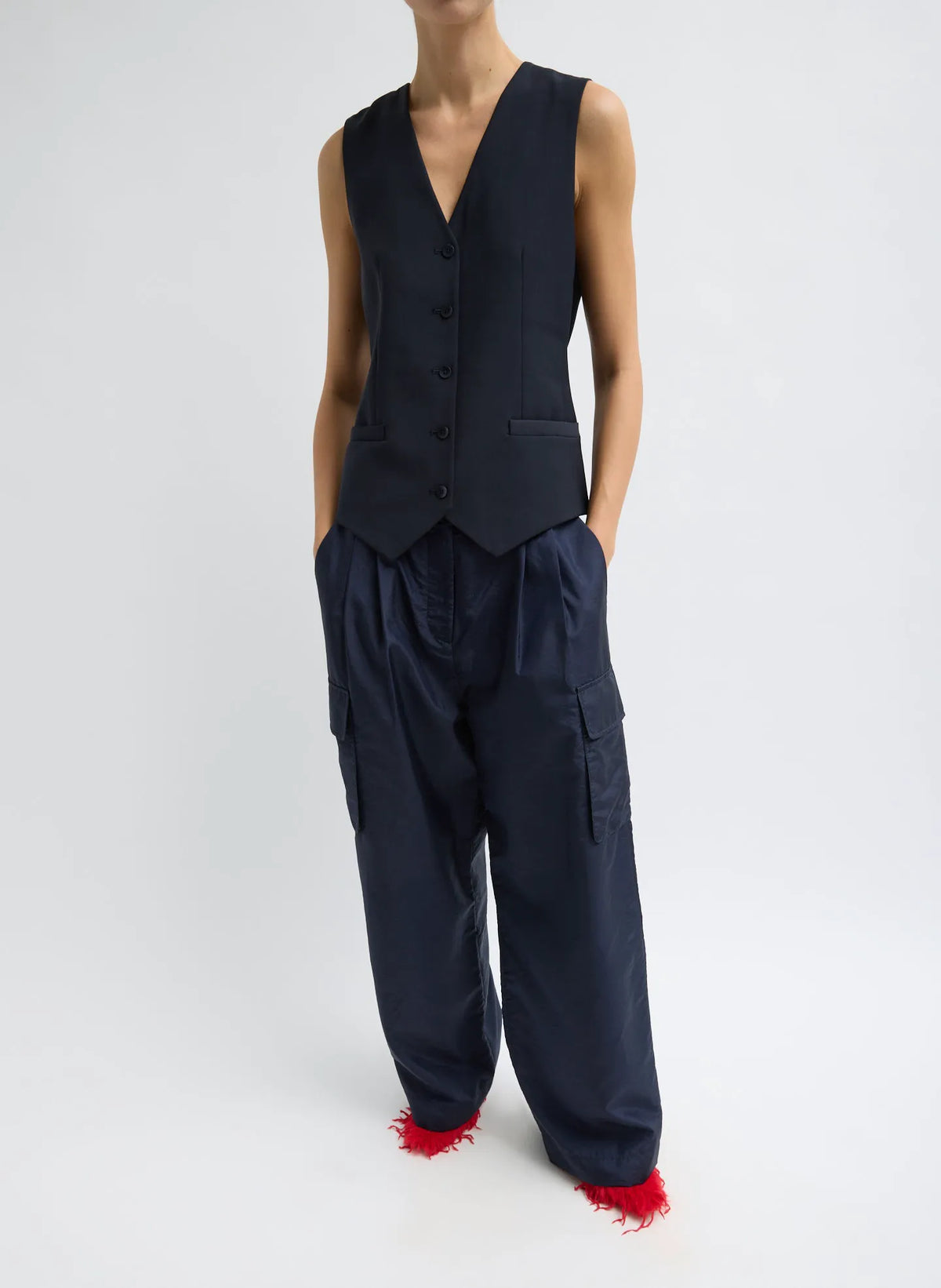 Tropical Wool Vest