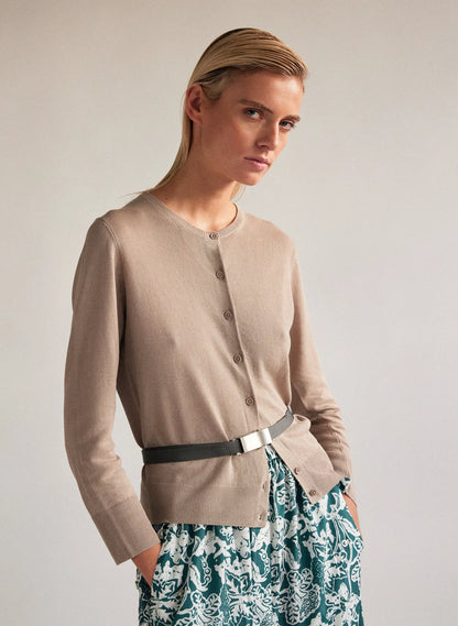 Crispy Sweater Shrunken Cardigan
