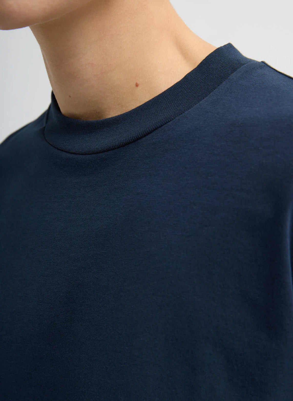 Mock Neck Unisex T-Shirt