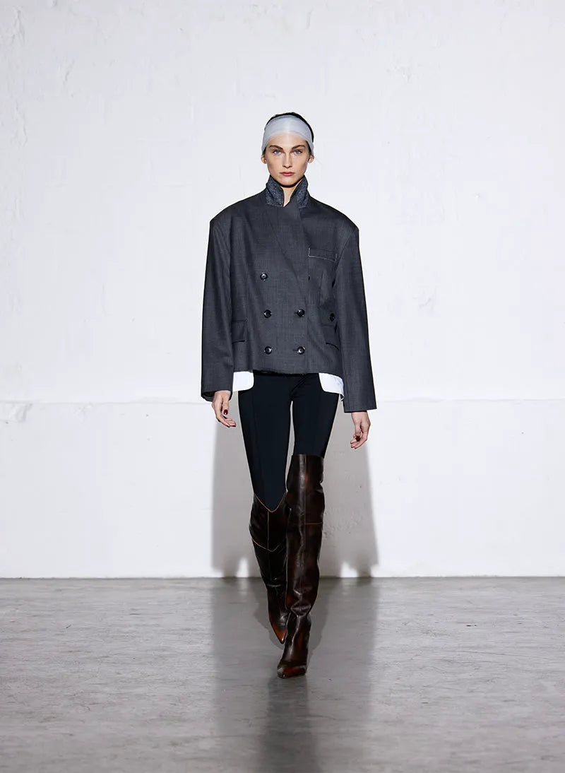 Ellis Suiting Chopped Blazer