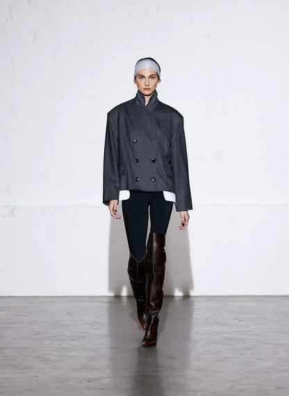 Ellis Suiting Chopped Blazer