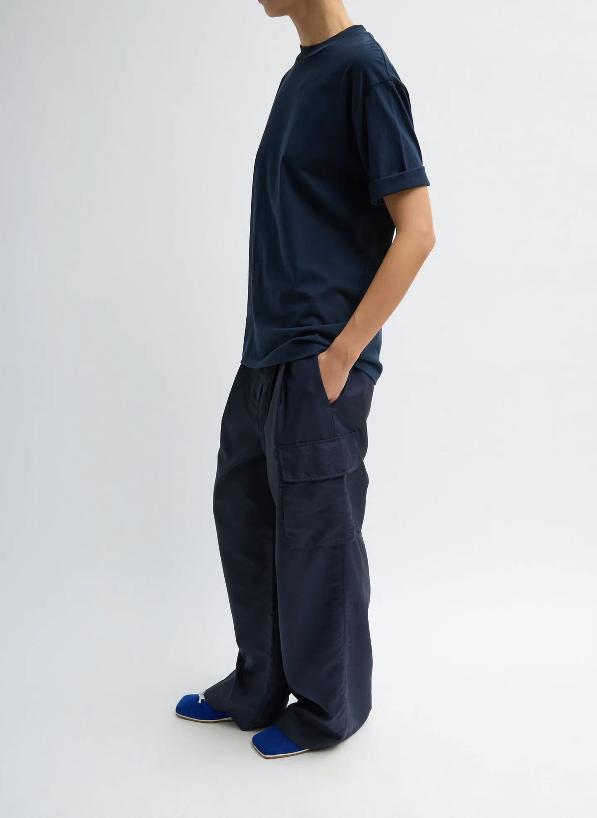 Mock Neck Unisex T-Shirt