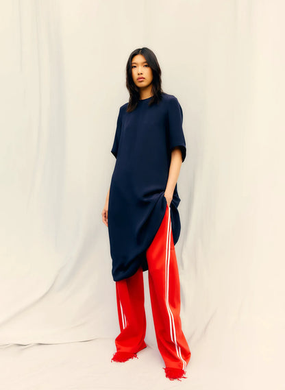 4-Ply Silk T-Shirt Dress