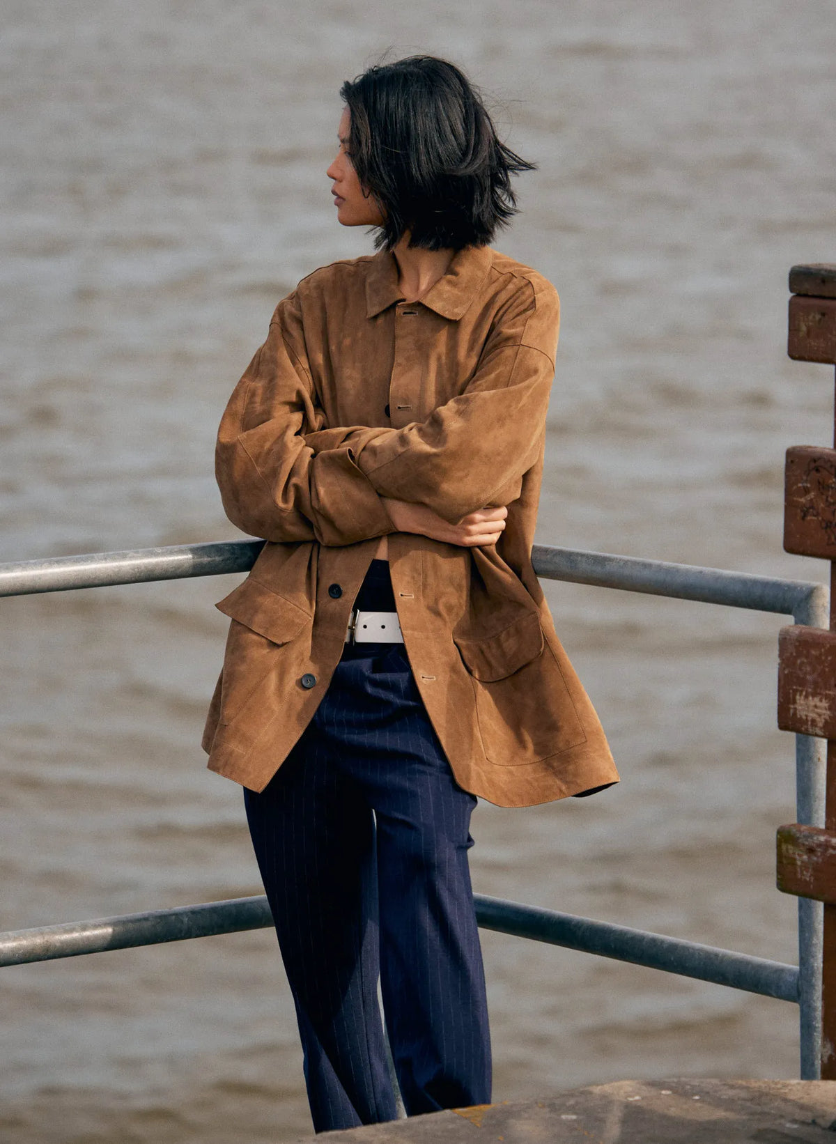 Suede Carcoat