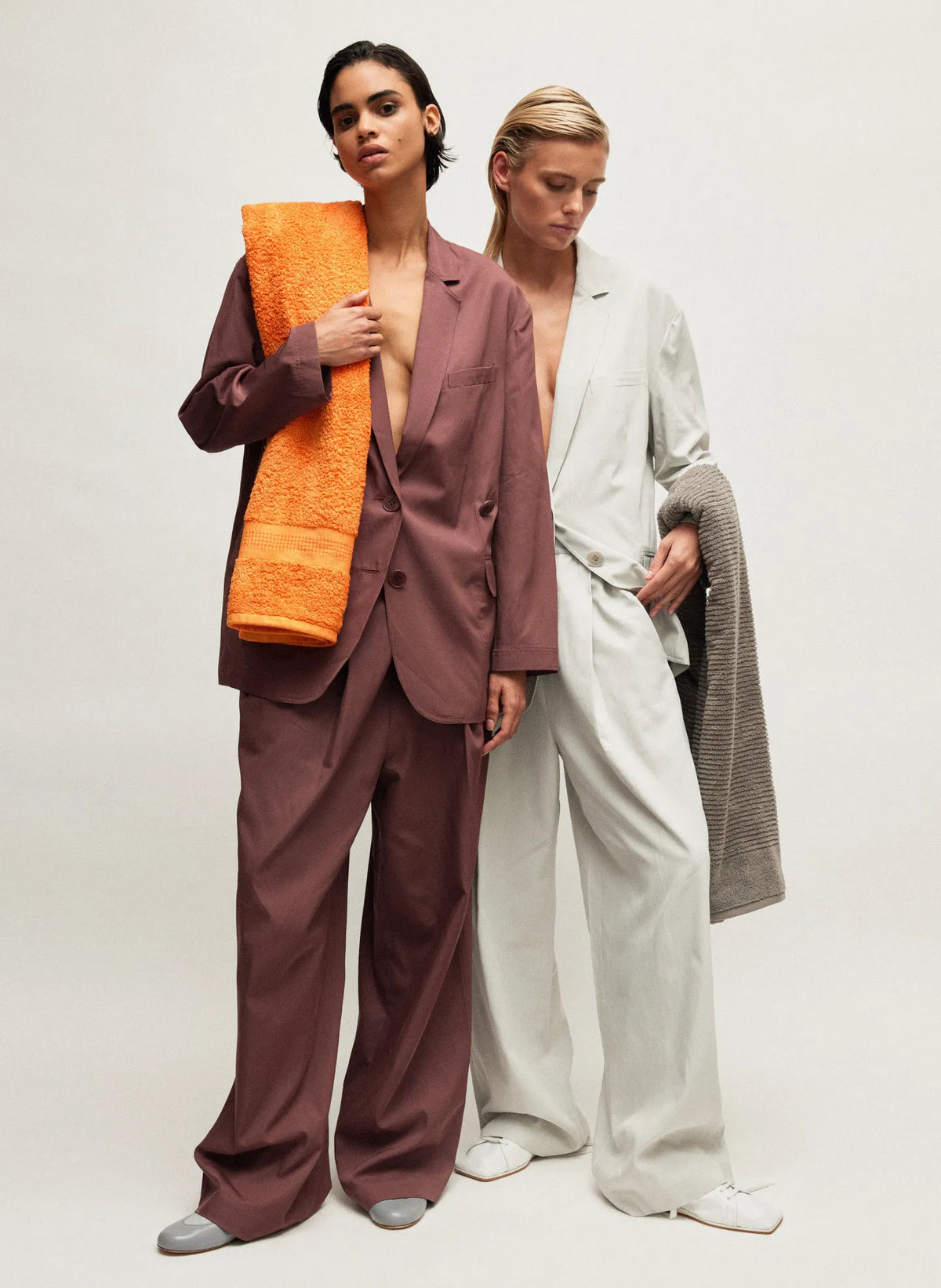 Drapey Suiting Marit Pull On Pant
