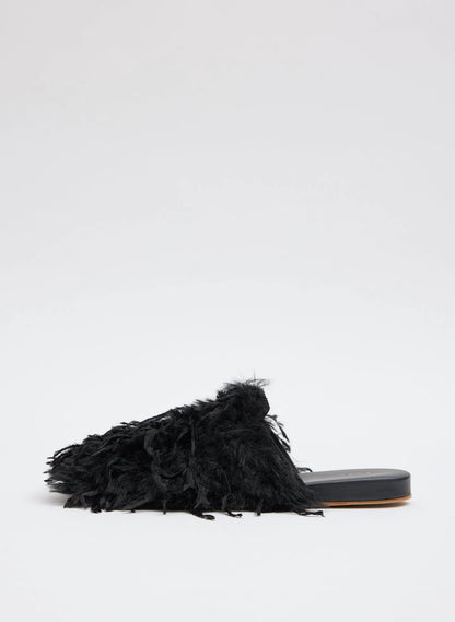 Faux Feather Granger Slide
