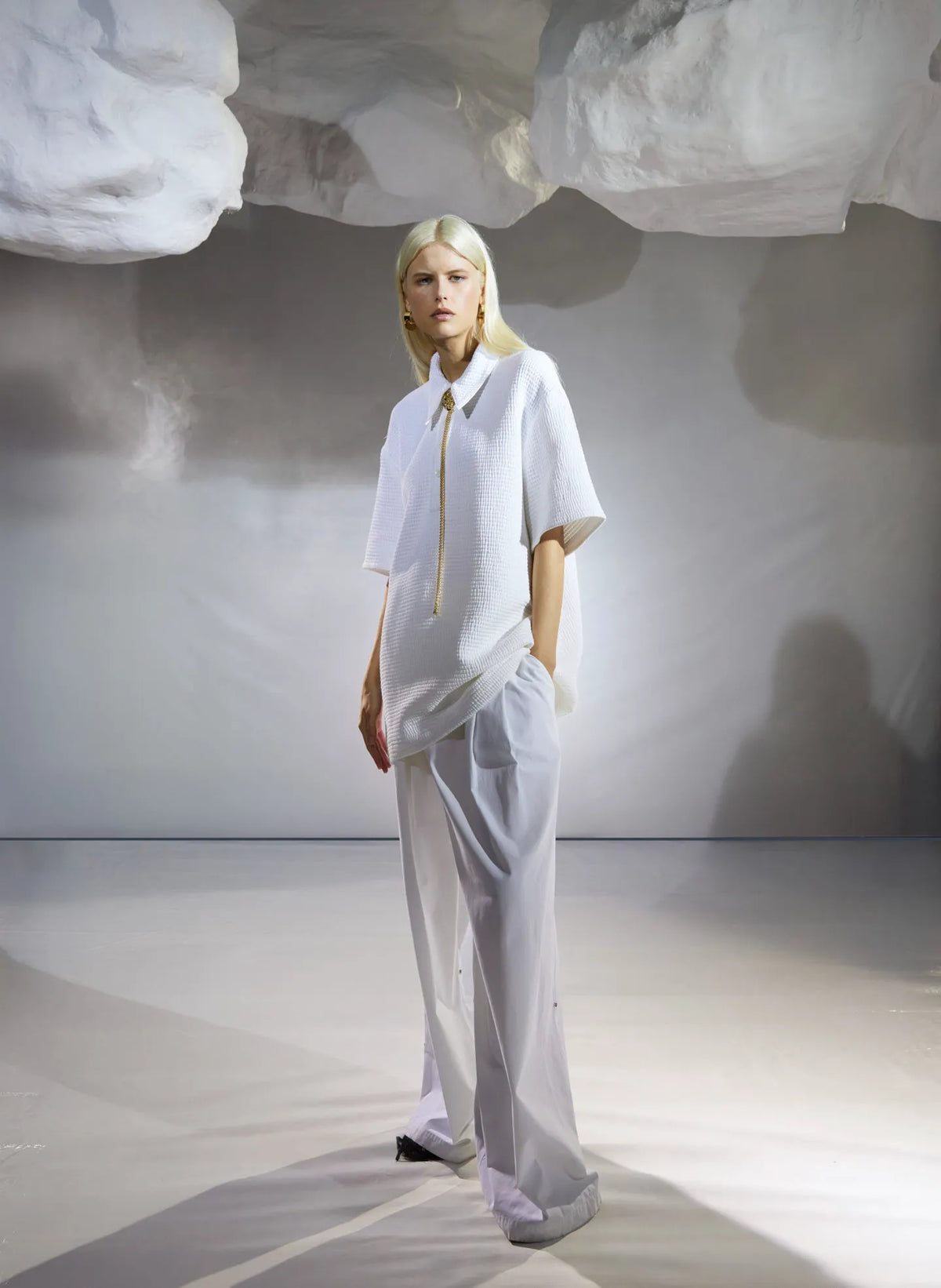 Bio Twill Triple Pleat Pant