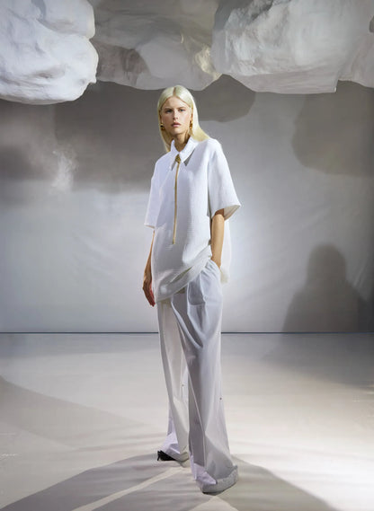 Bio Twill Triple Pleat Pant