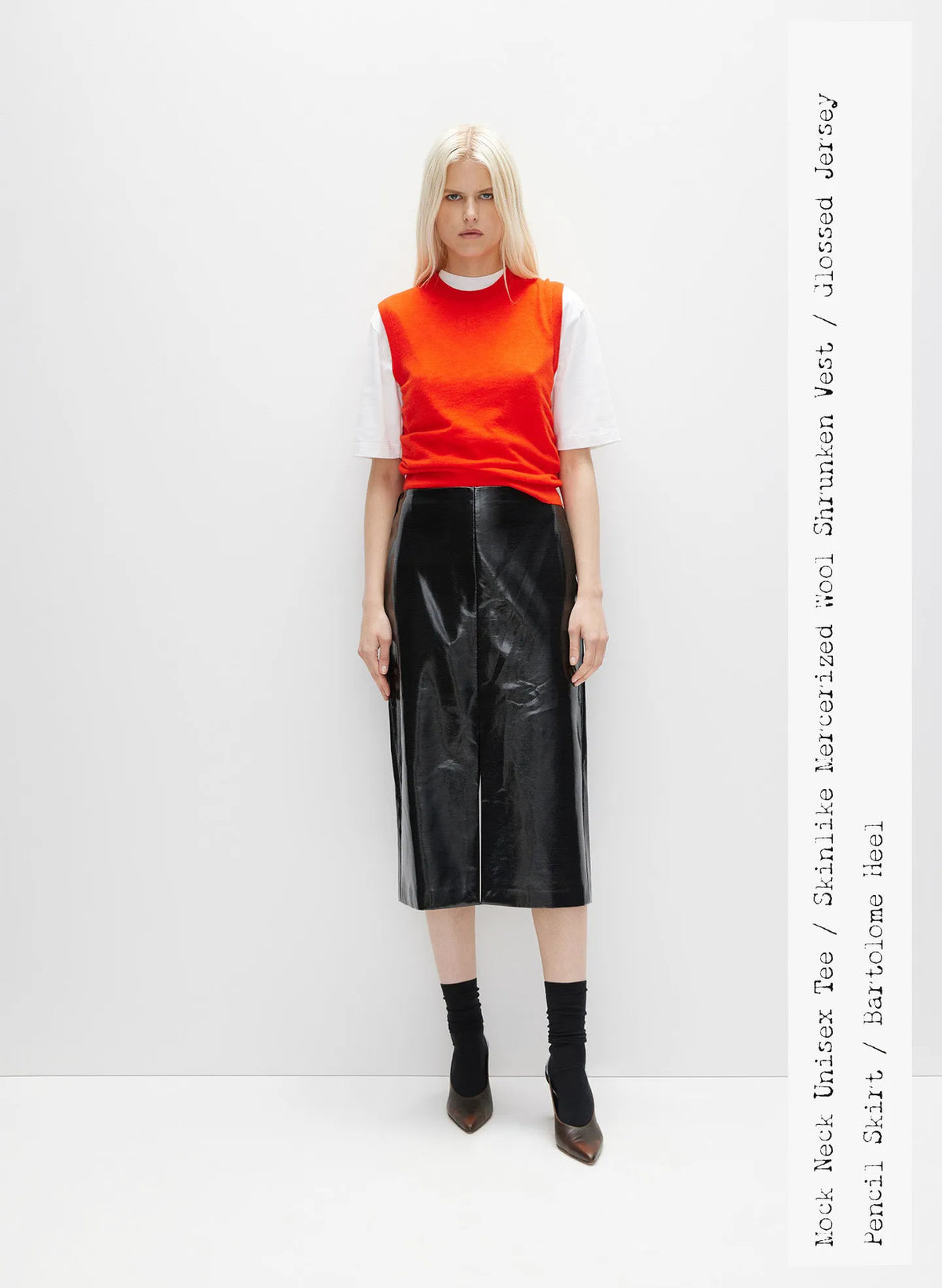 Skinlike Mercerized Wool Sleeveless Sweater