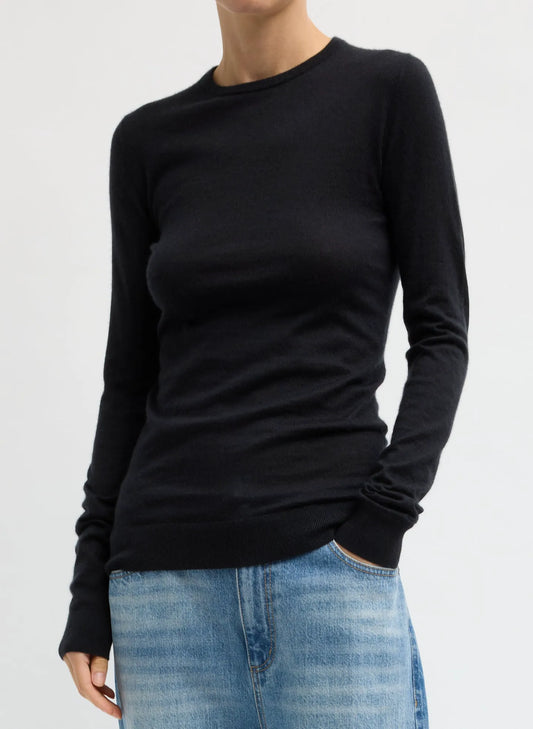 Tissue Cashmere Crewneck Pullover