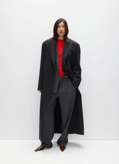 Skinlike Mercerized Wool Soft Sheer Pullover