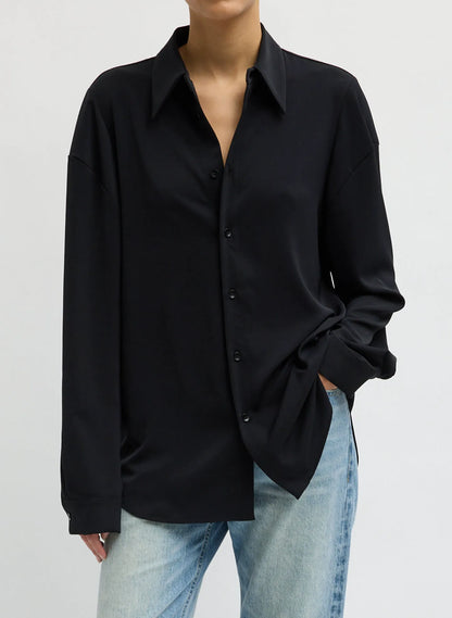 Soft Drape Hinged Shirt