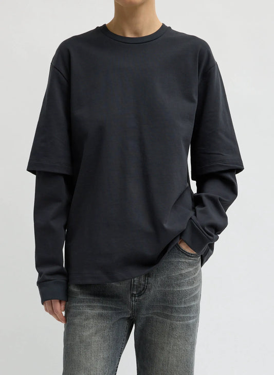 Perfect Unisex Double Layer Long Sleeve T-Shirt