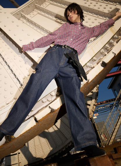 Flannel Menswear Shirting Oversized Shirt