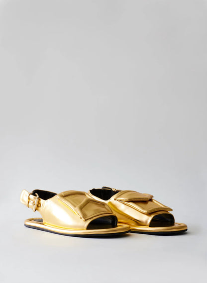 Metallic Slingback Beryen Sandal