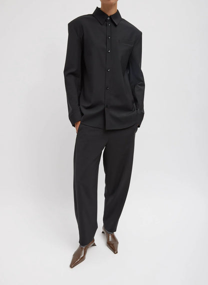 Recycled Tropical Wool Detached Shirt