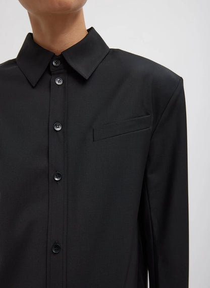 Recycled Tropical Wool Detached Shirt