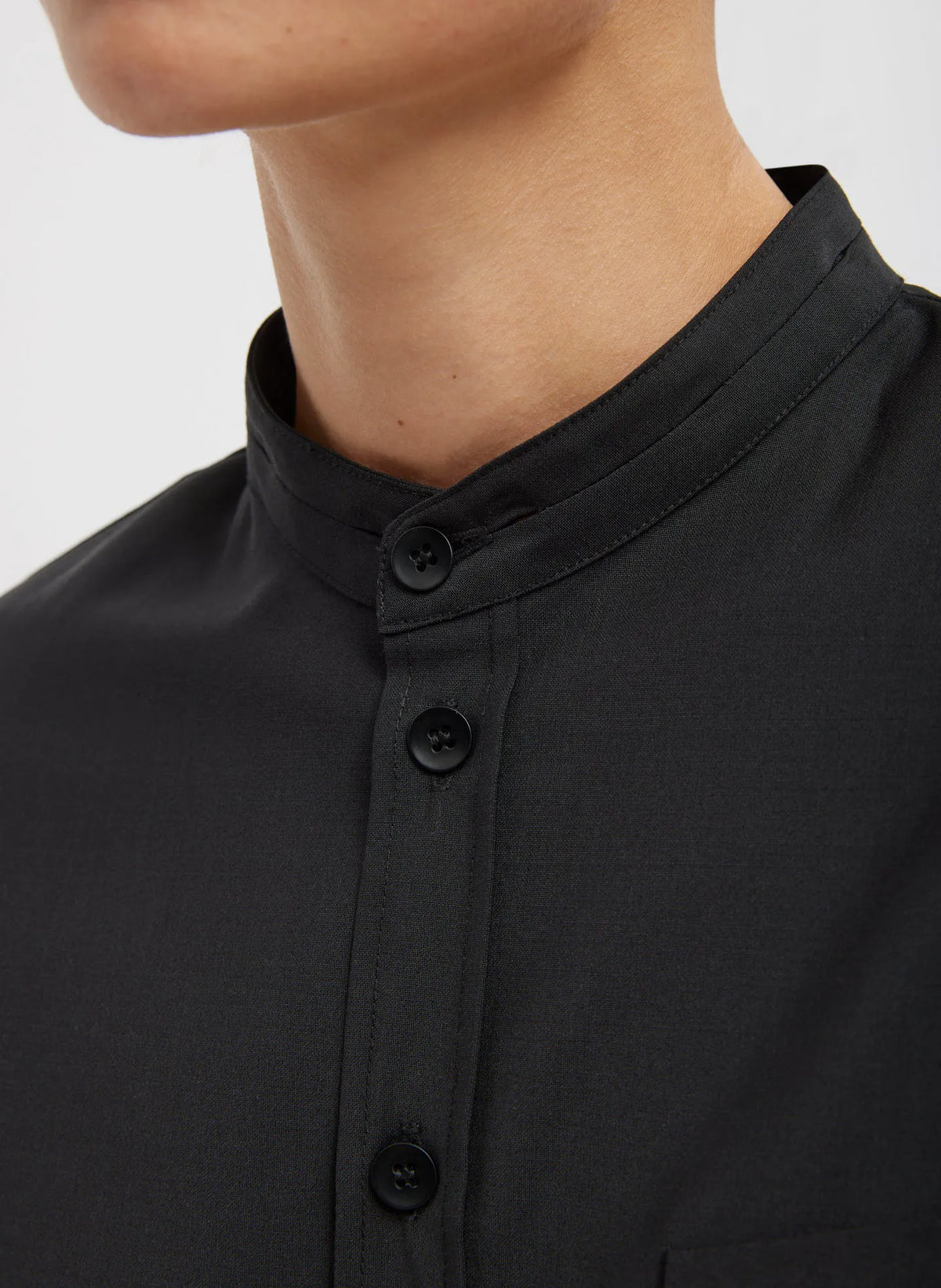 Recycled Tropical Wool Detached Shirt