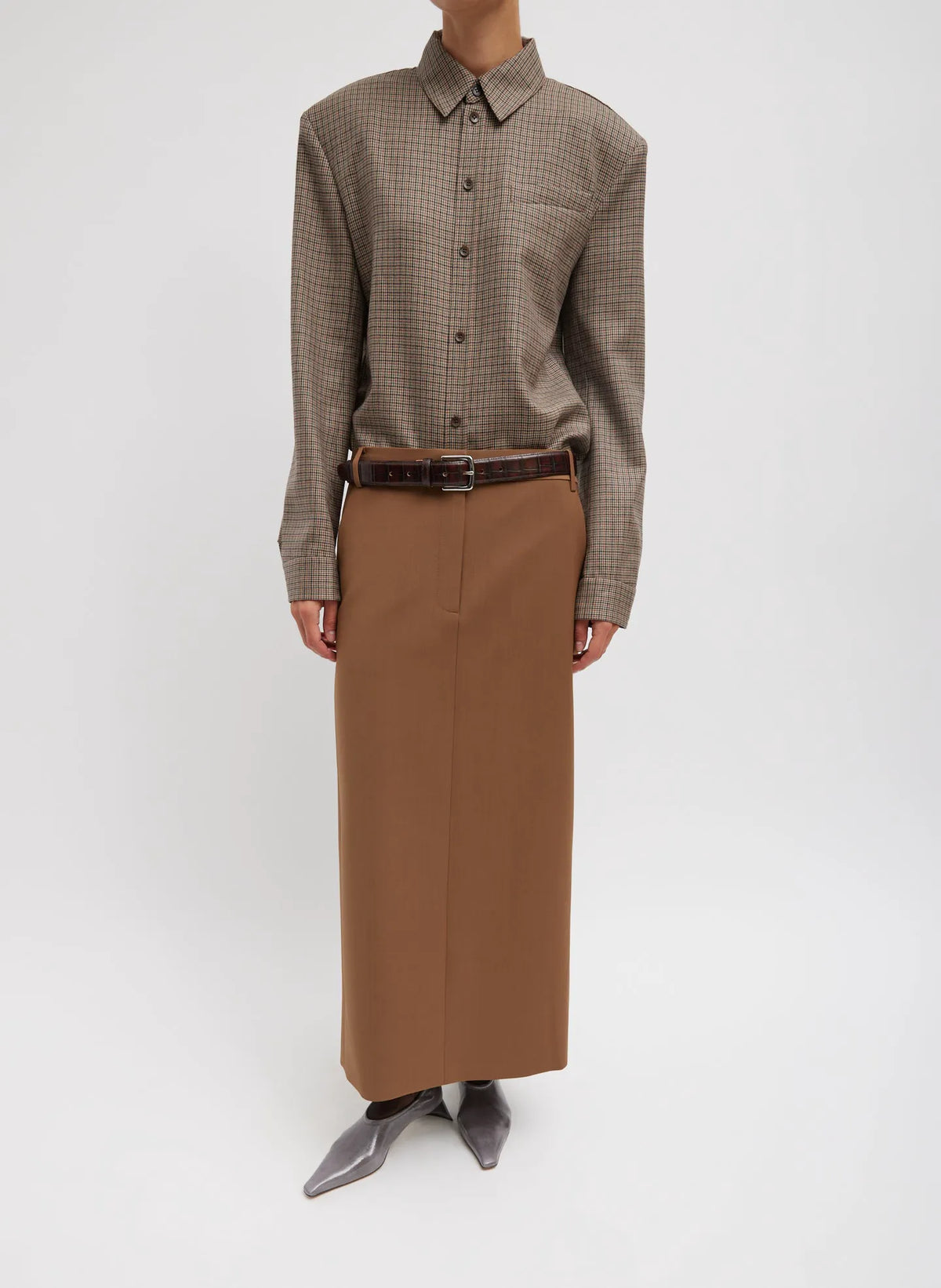 Thomas Menswear Check Detached Shirt