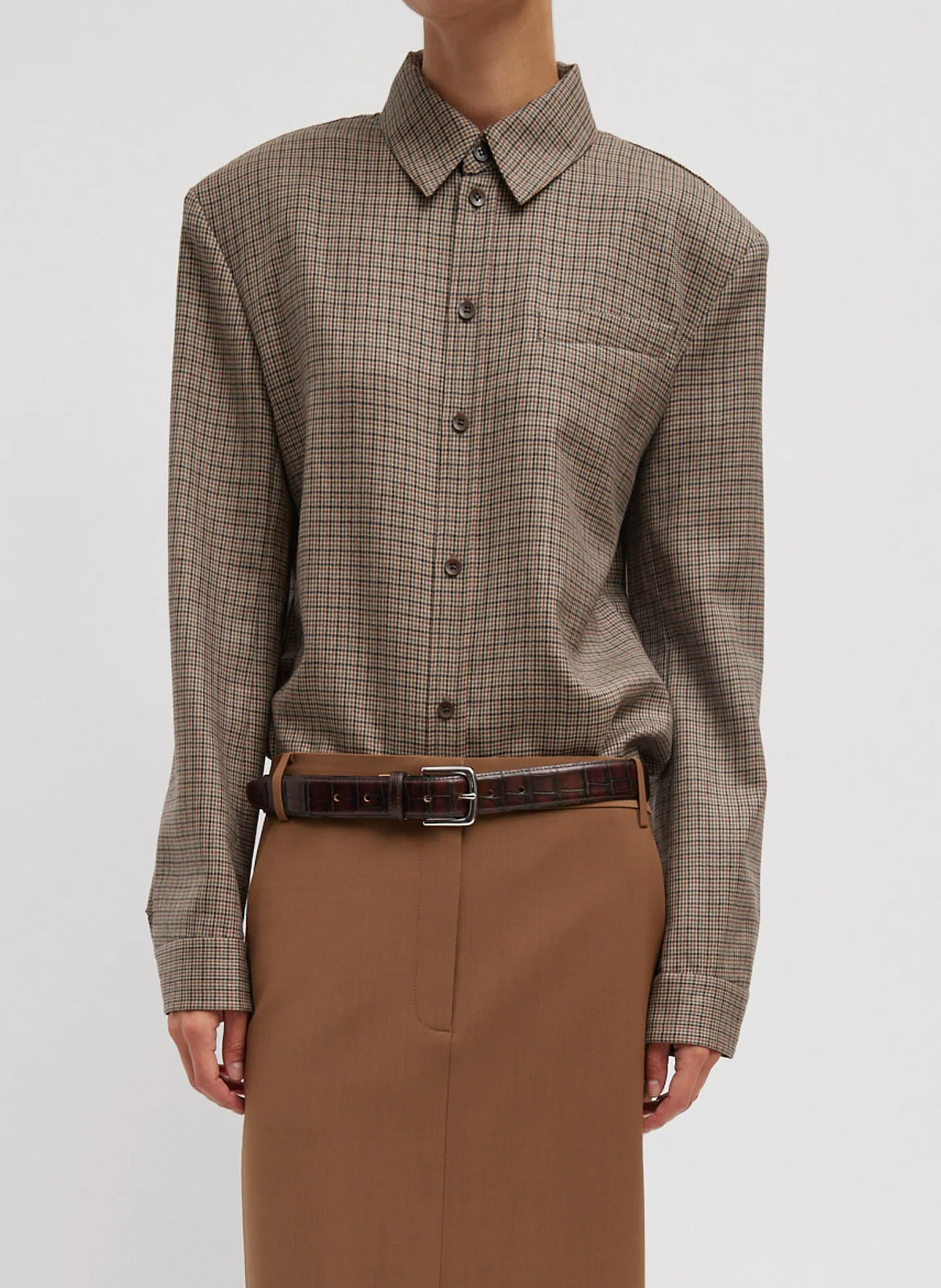 Thomas Menswear Check Detached Shirt