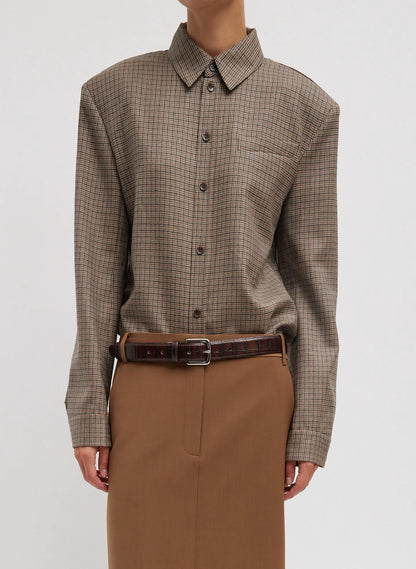 Thomas Menswear Check Detached Shirt