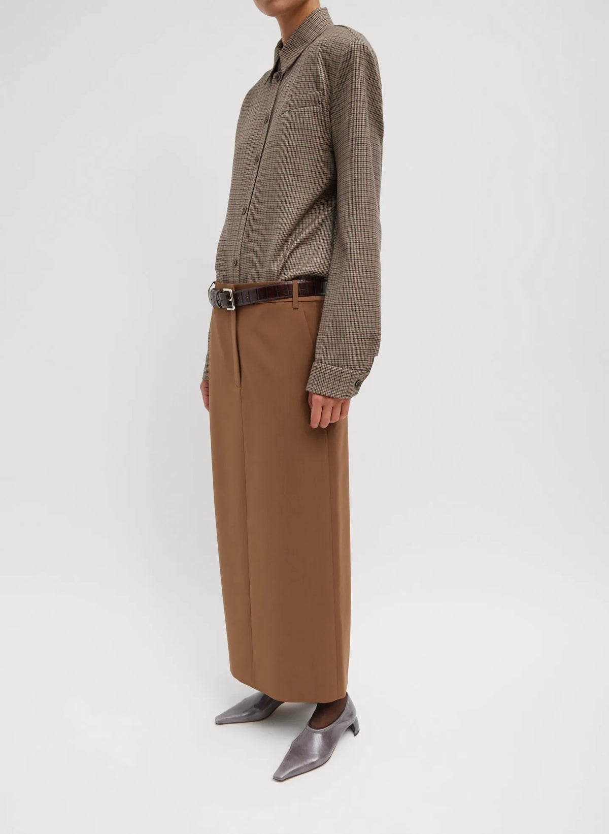 Thomas Menswear Check Detached Shirt