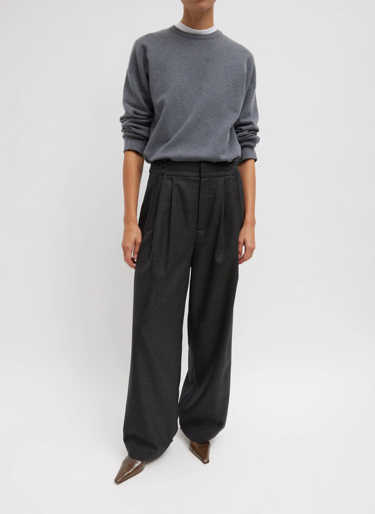 Double Faced Cashmere Oversized Easy Sweater