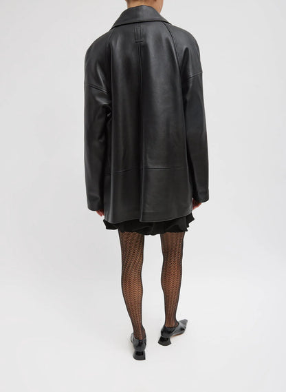 Leather Carcoat