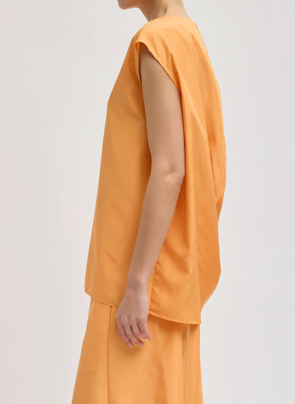 Summer Nylon Sleeveless Cocoon Top