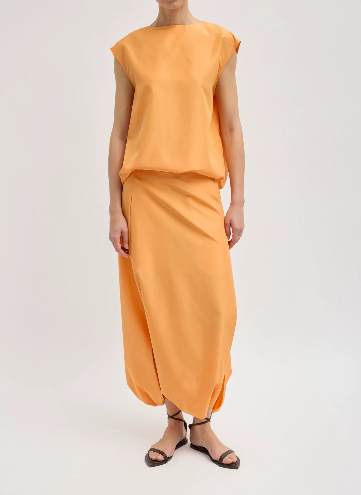 Summer Nylon Sleeveless Cocoon Top