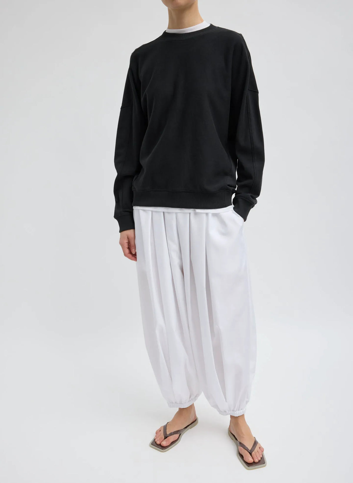 Light Weight Sweatshirting Crewneck Sweatshirt