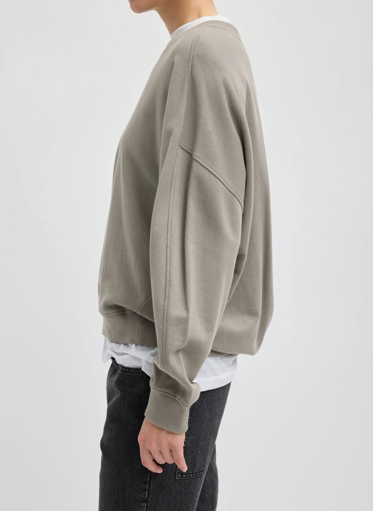 Light Weight Sweatshirting Crewneck Sweatshirt