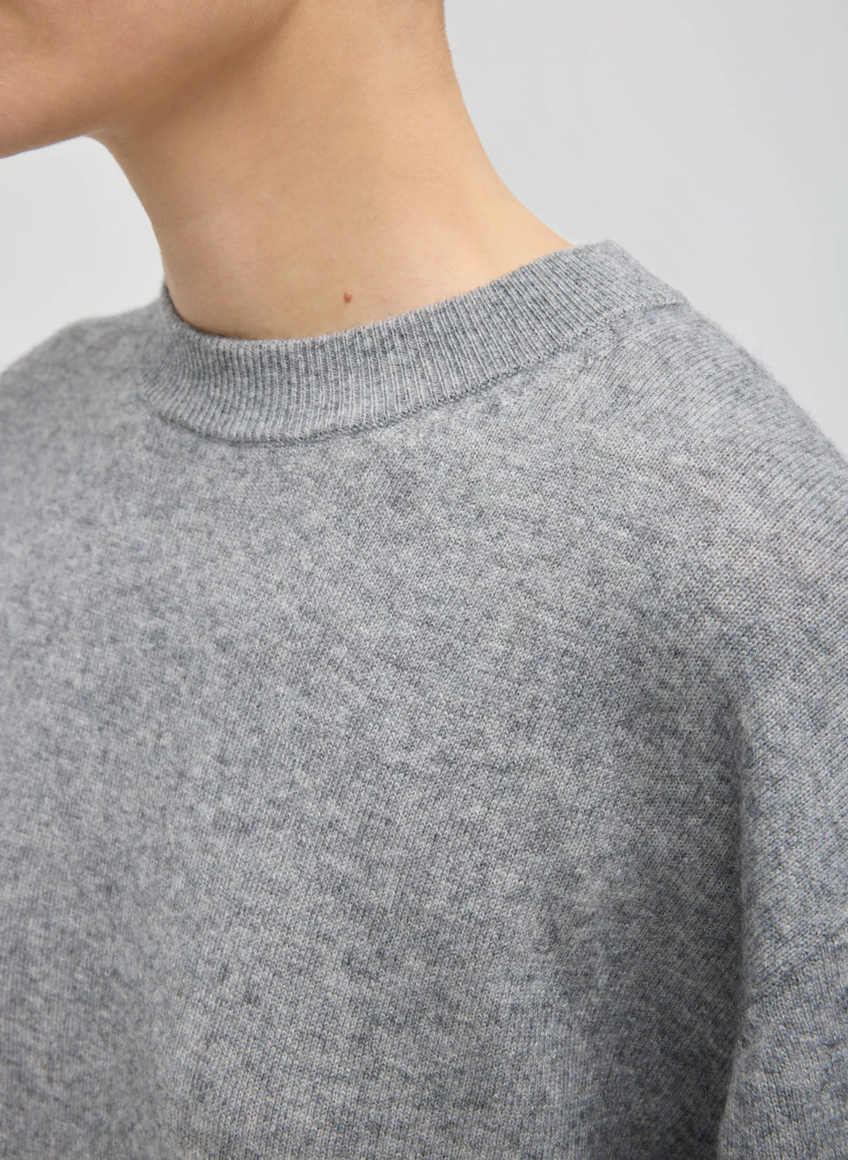 Washable Cashmere Oversized Easy T-Shirt