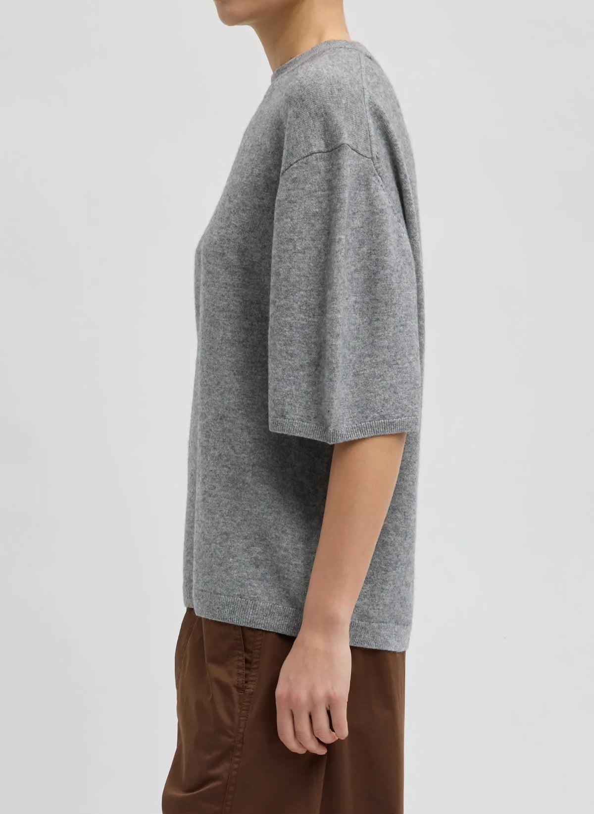 Washable Cashmere Oversized Easy T-Shirt