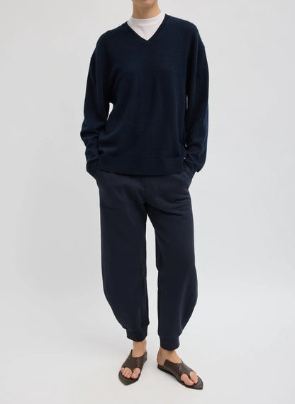 Washable Cashmere Easy V-Neck Sweater