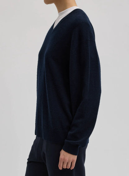 Washable Cashmere Easy V-Neck Sweater