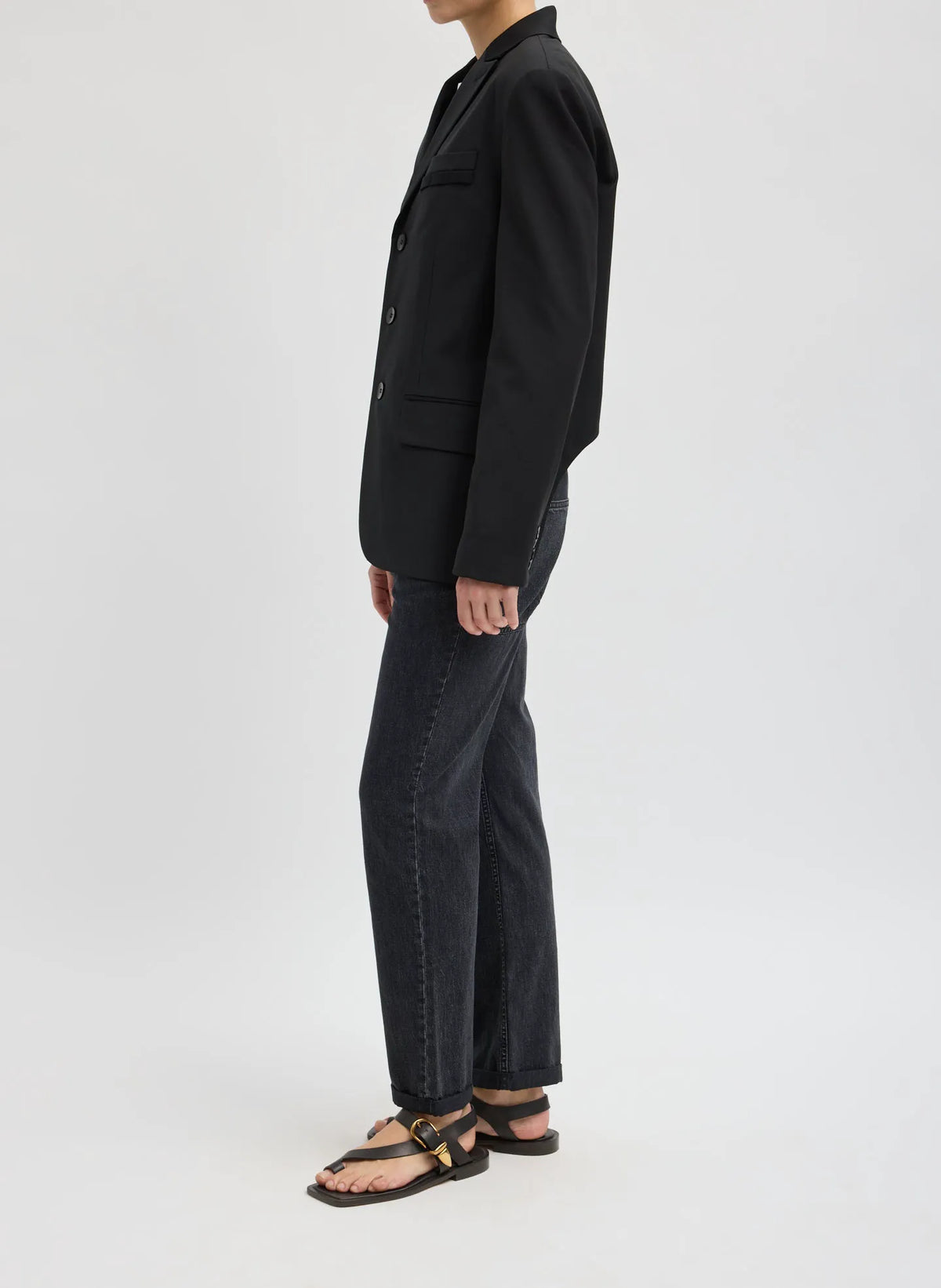 Tropical Wool Dennis Cutout Blazer