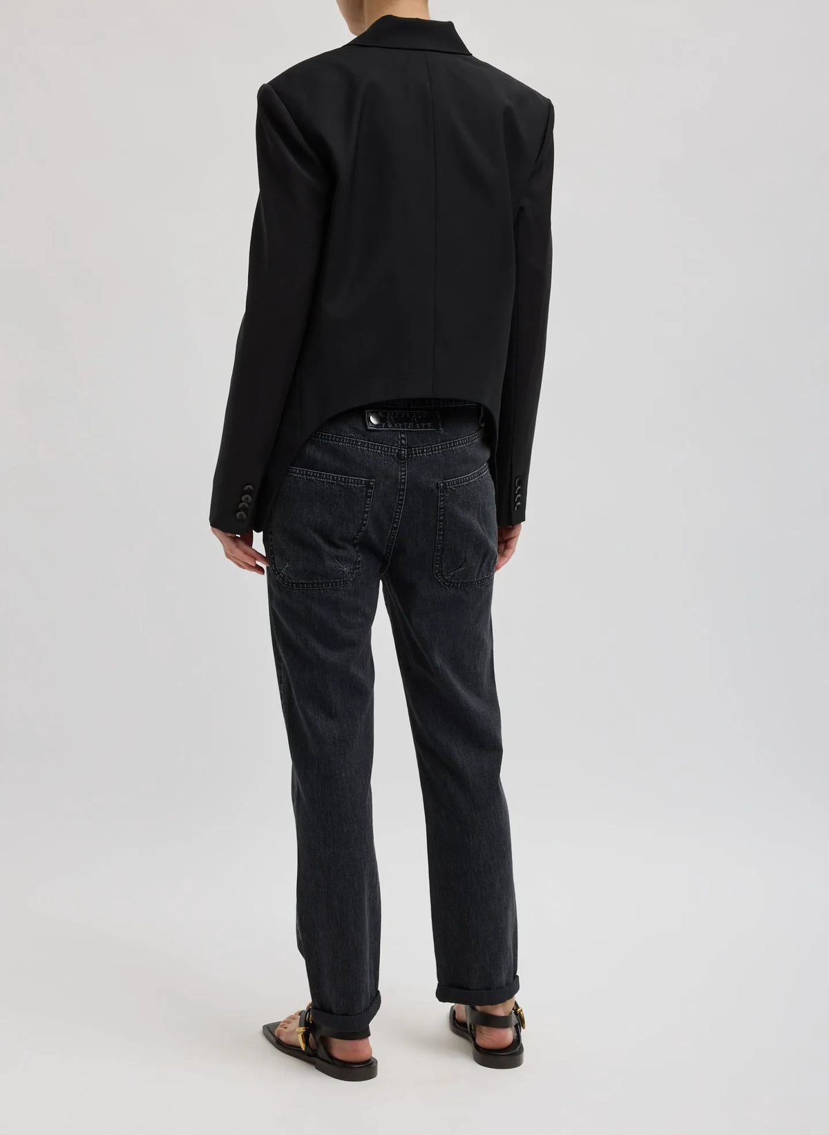 Tropical Wool Dennis Cutout Blazer