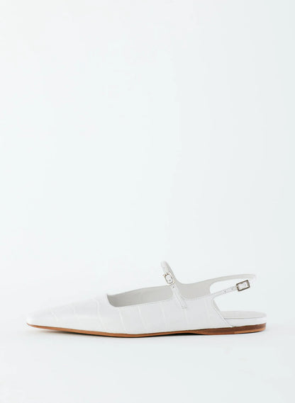 Croc Print Rudy Flat